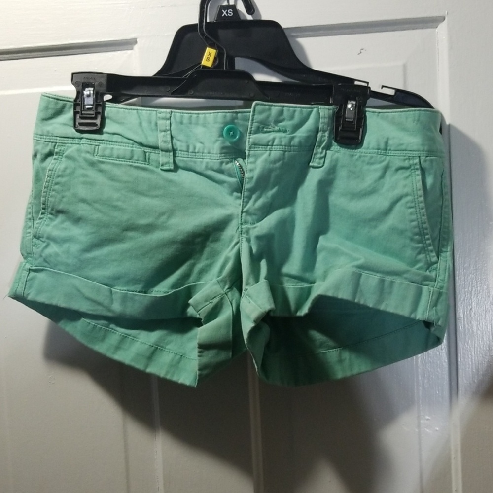 American eagle teal shorts